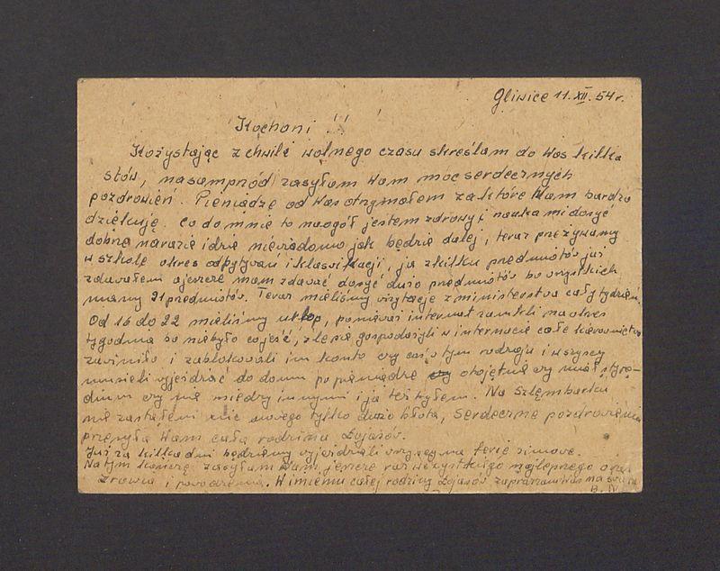 Kochani! Kożystając z chwili wolnego czasu skreślam do Was kilka słów [...]