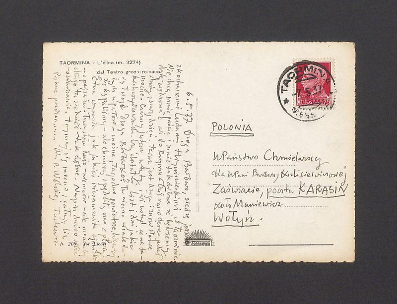 Droga Barbaro, siedzę jeszcze z kochanemi [...]