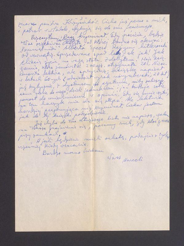 Kochani! Jaką przyjemność sprawiliście mi swą kartką, pamięcią o mnie [...]