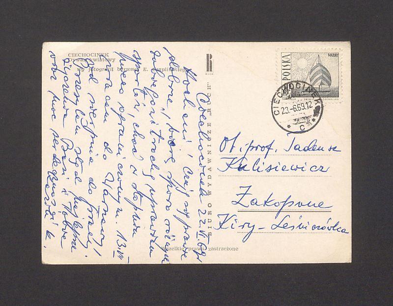 Kochani! Czuję się prawie dobrze [...]