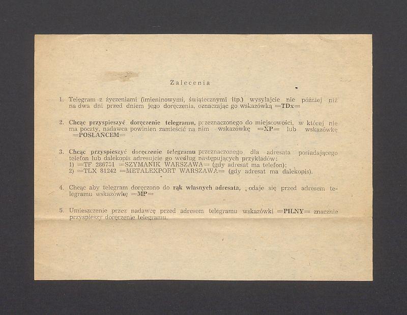 Telegram. Otwarcie wystawy zdaniem [...]