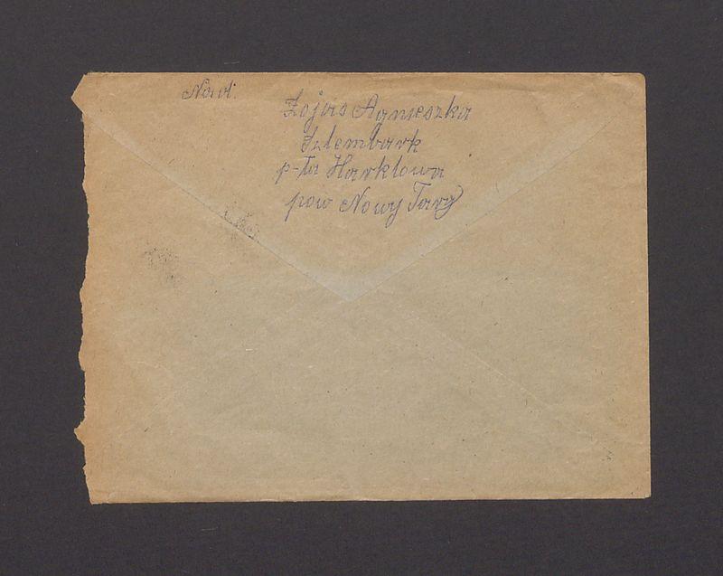 Koperta, nad. Łojas Agnieszka