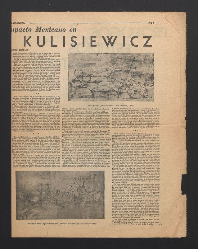 El Impacto Mexicano en Tadeusz Kulisiewicz