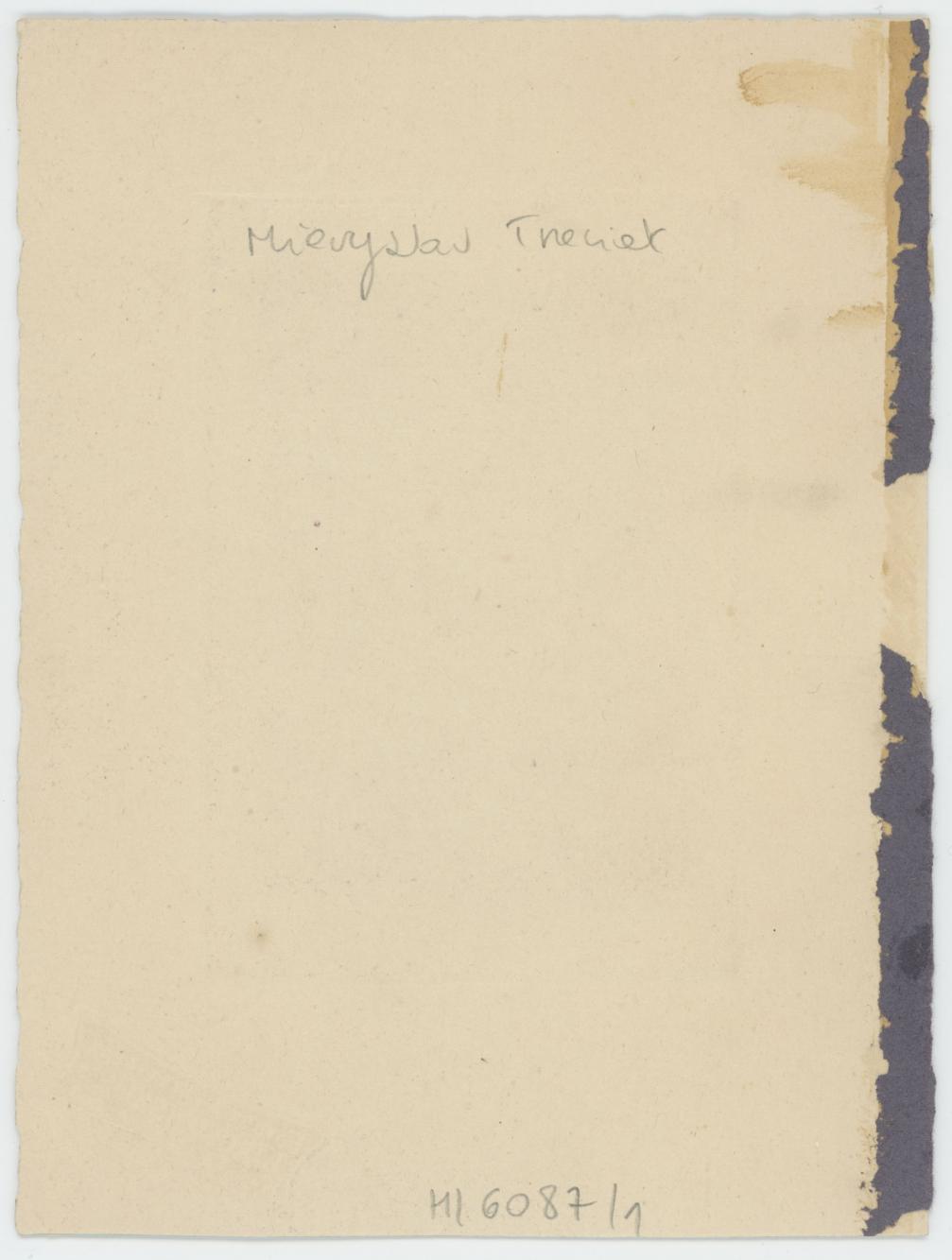 Fotografia przedstawiająca Mieczysława Trzeciaka w mundurze