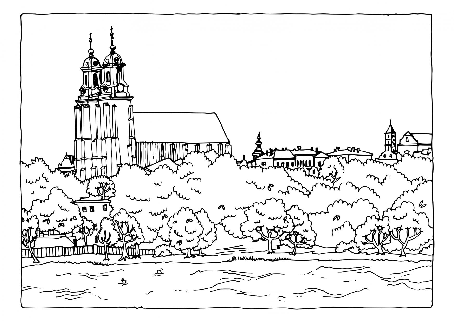 Katedra do kolorowania