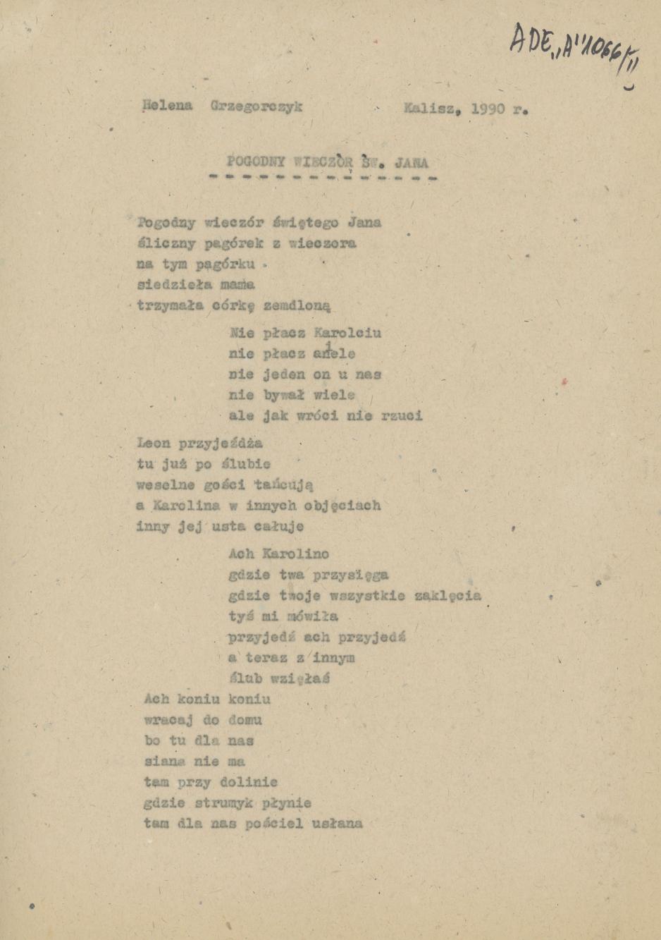 Pogodny wieczór św. Jana