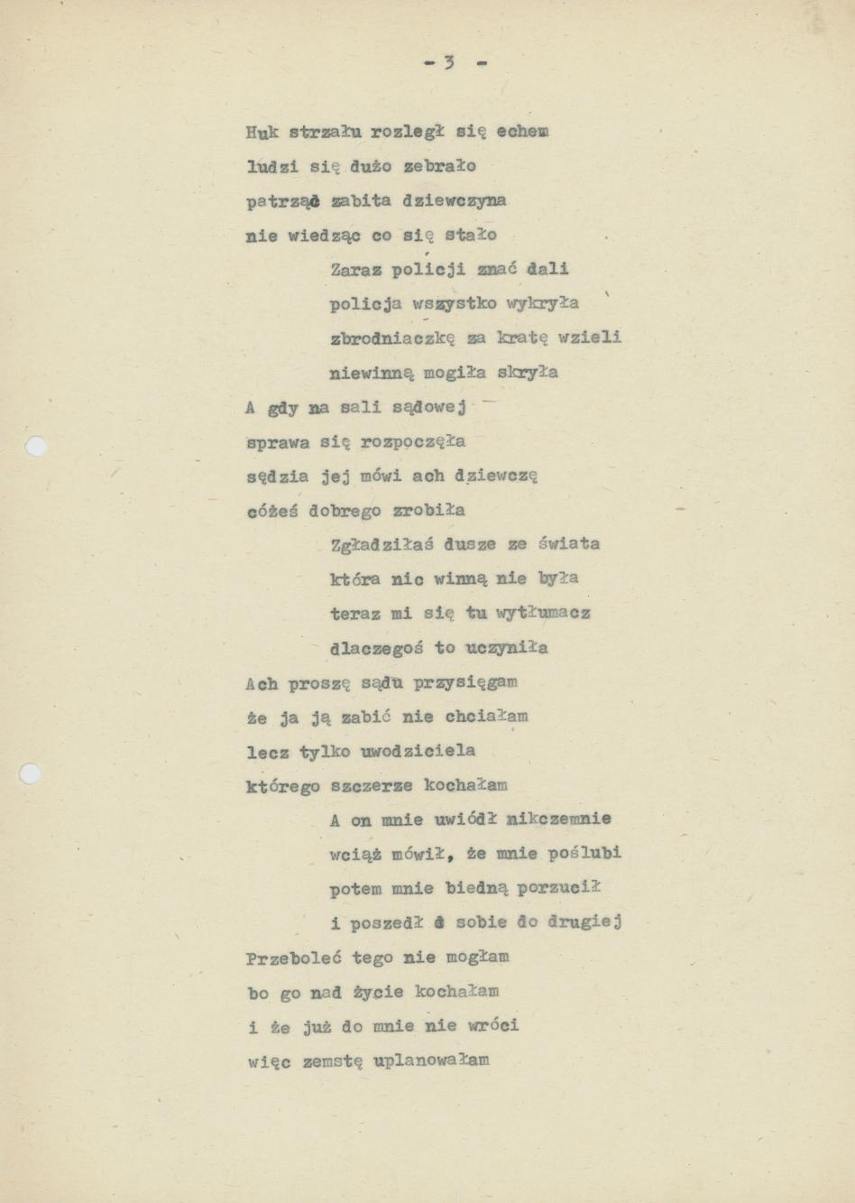 Ach jakaś smutna godzino