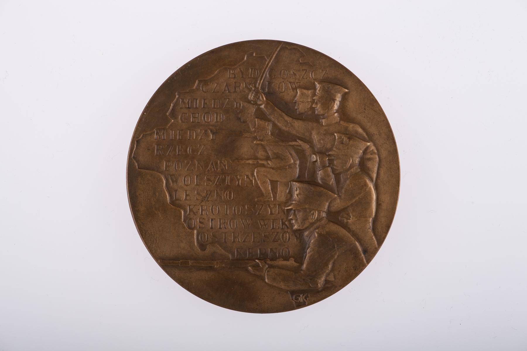 Medal na 65-lecie Powstania Wielkopolskiego