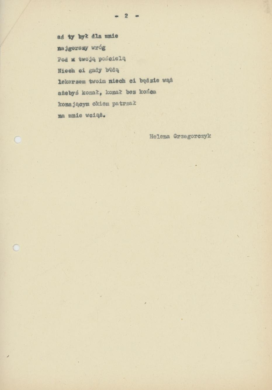 Piosenka z przed I wojny światowej