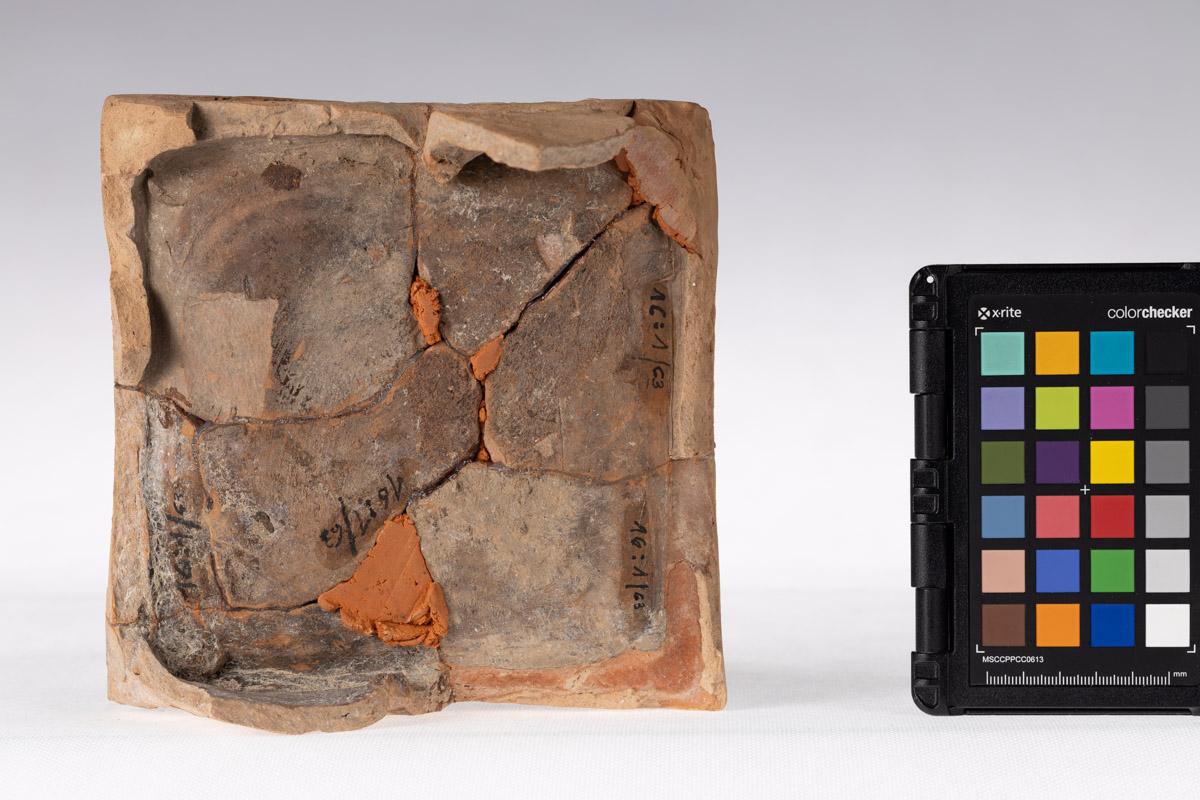 Kafel z rozetą kwiatową