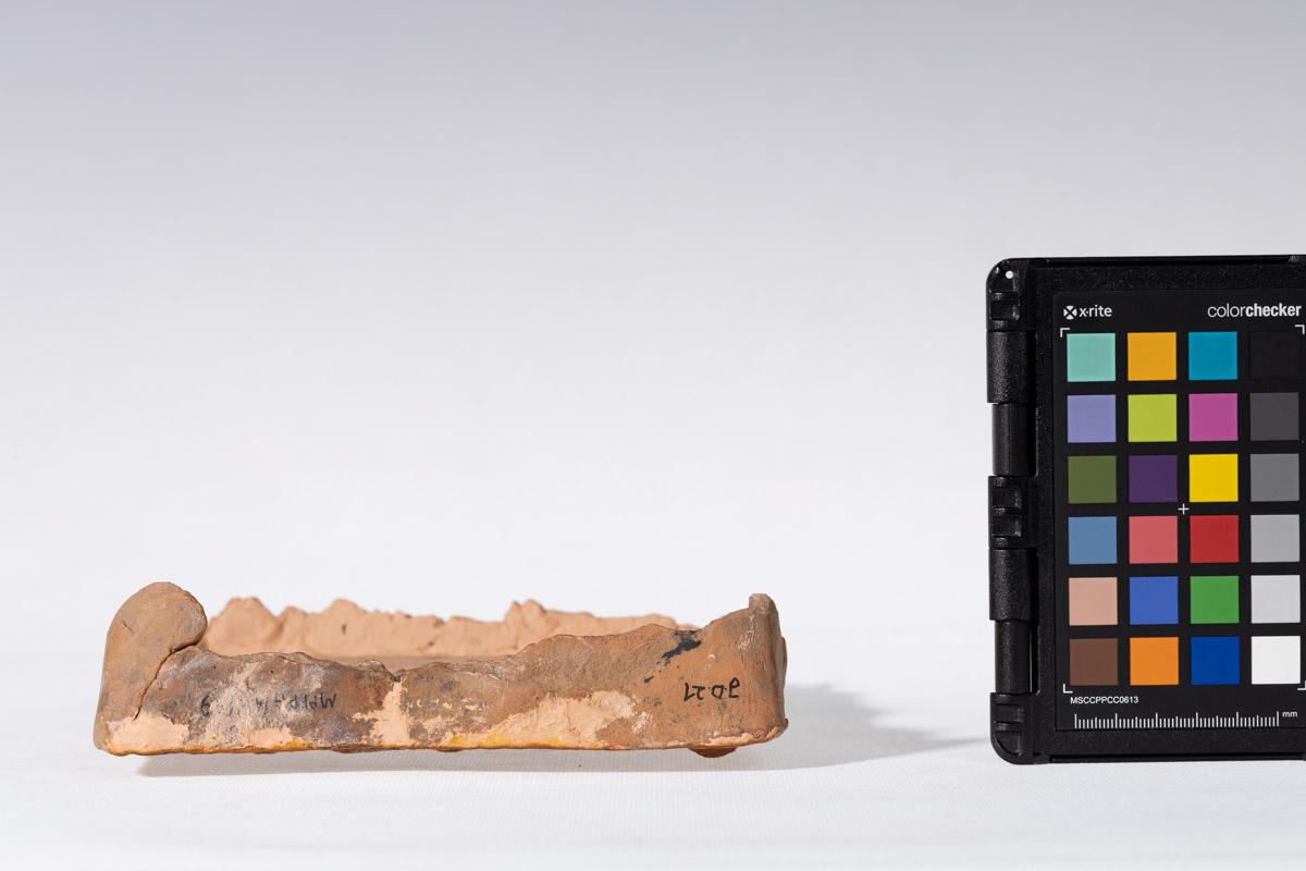 Kafel z wyobrażeniem dwóch muzyków