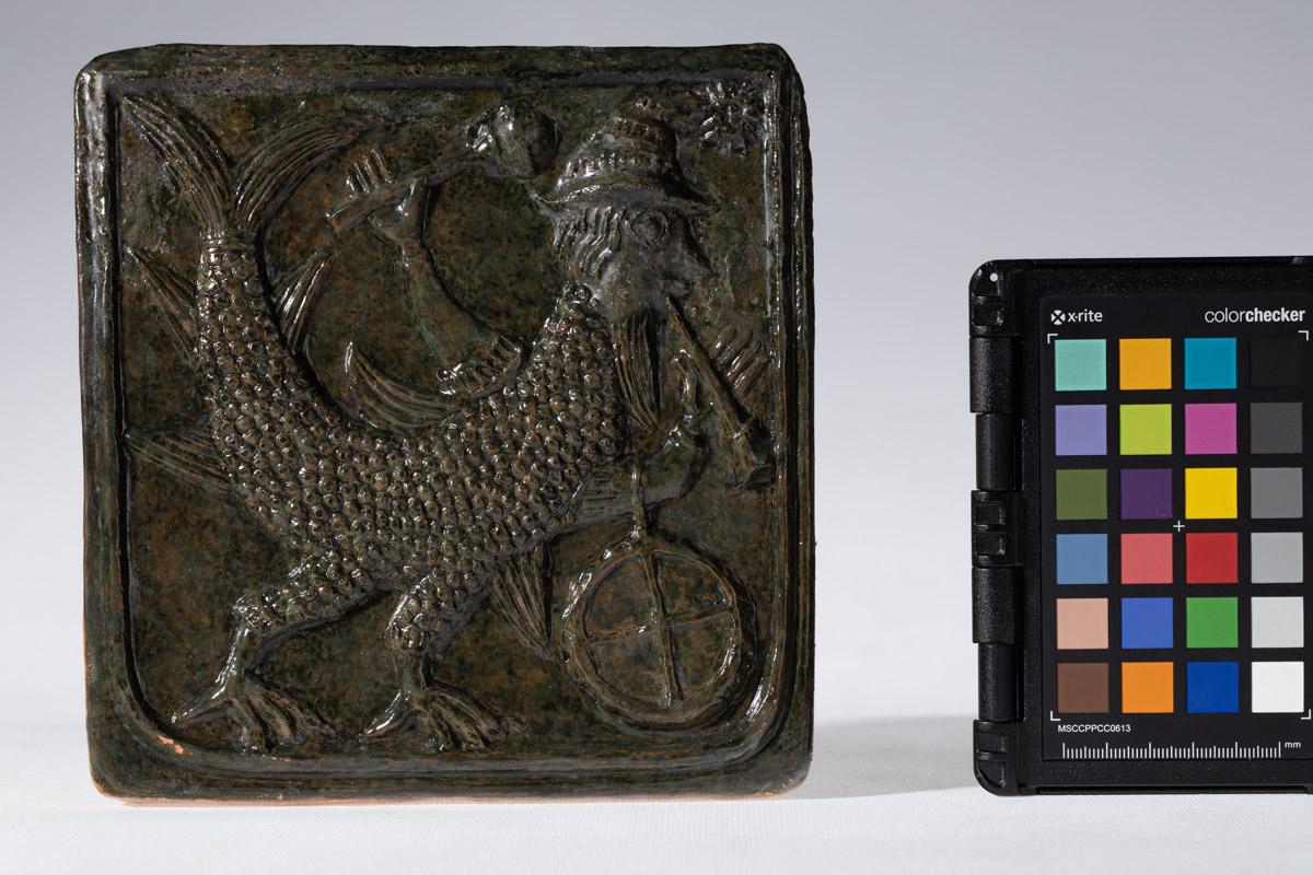 Kafel z motywem fantastycznym