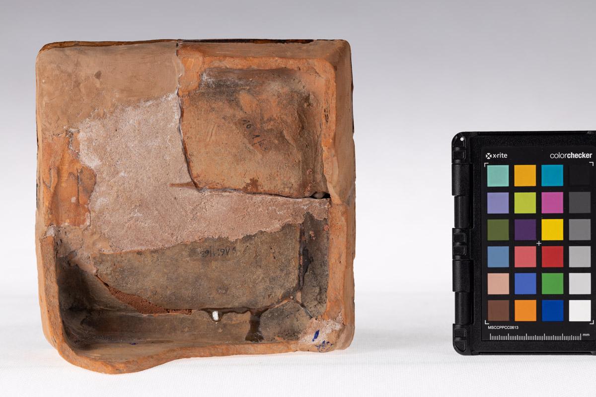 Kafel z rozetą kwiatową