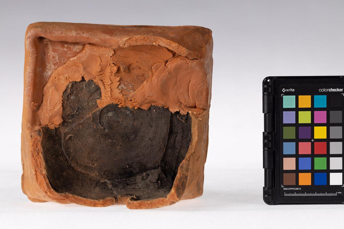 Kafel z rozetą kwiatową