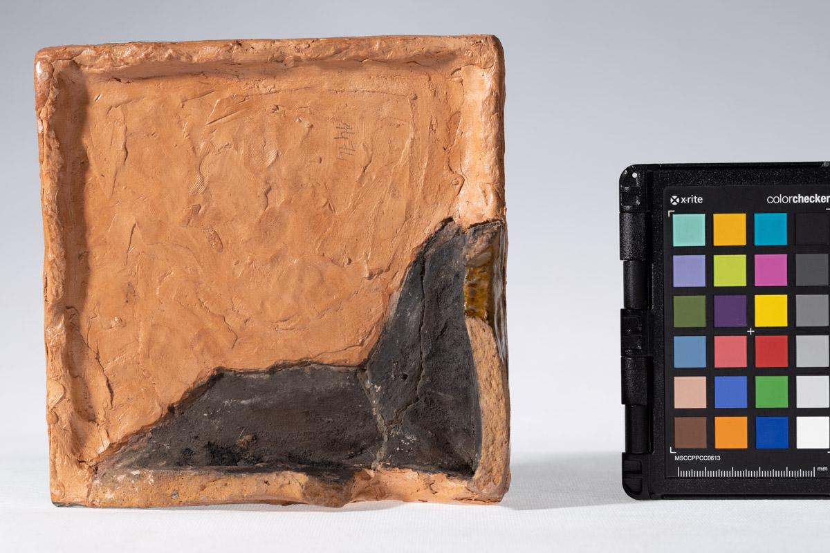 Kafel z motywem pary młodej podczas zaślubin