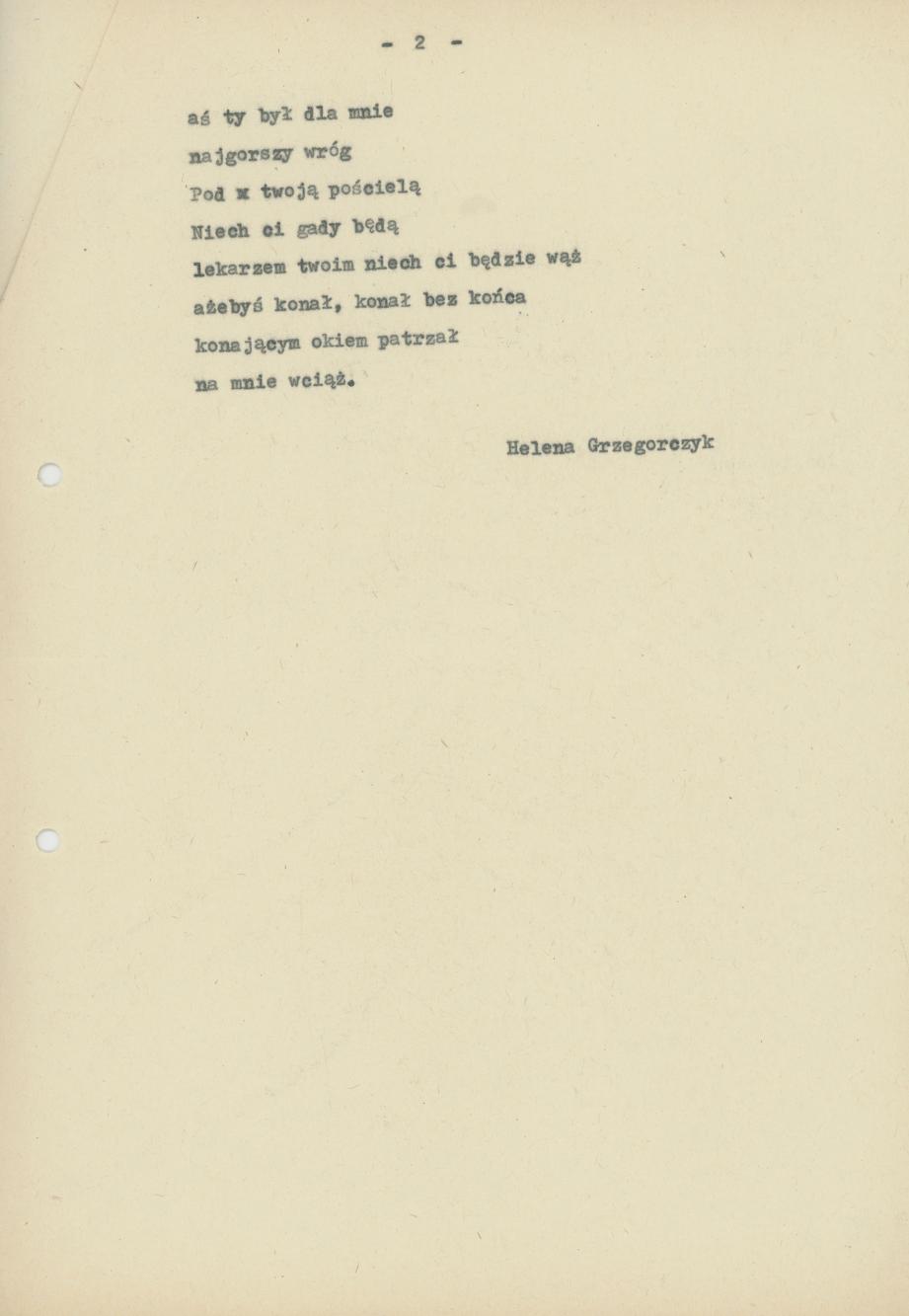 Piosenka z przed I wojny światowej