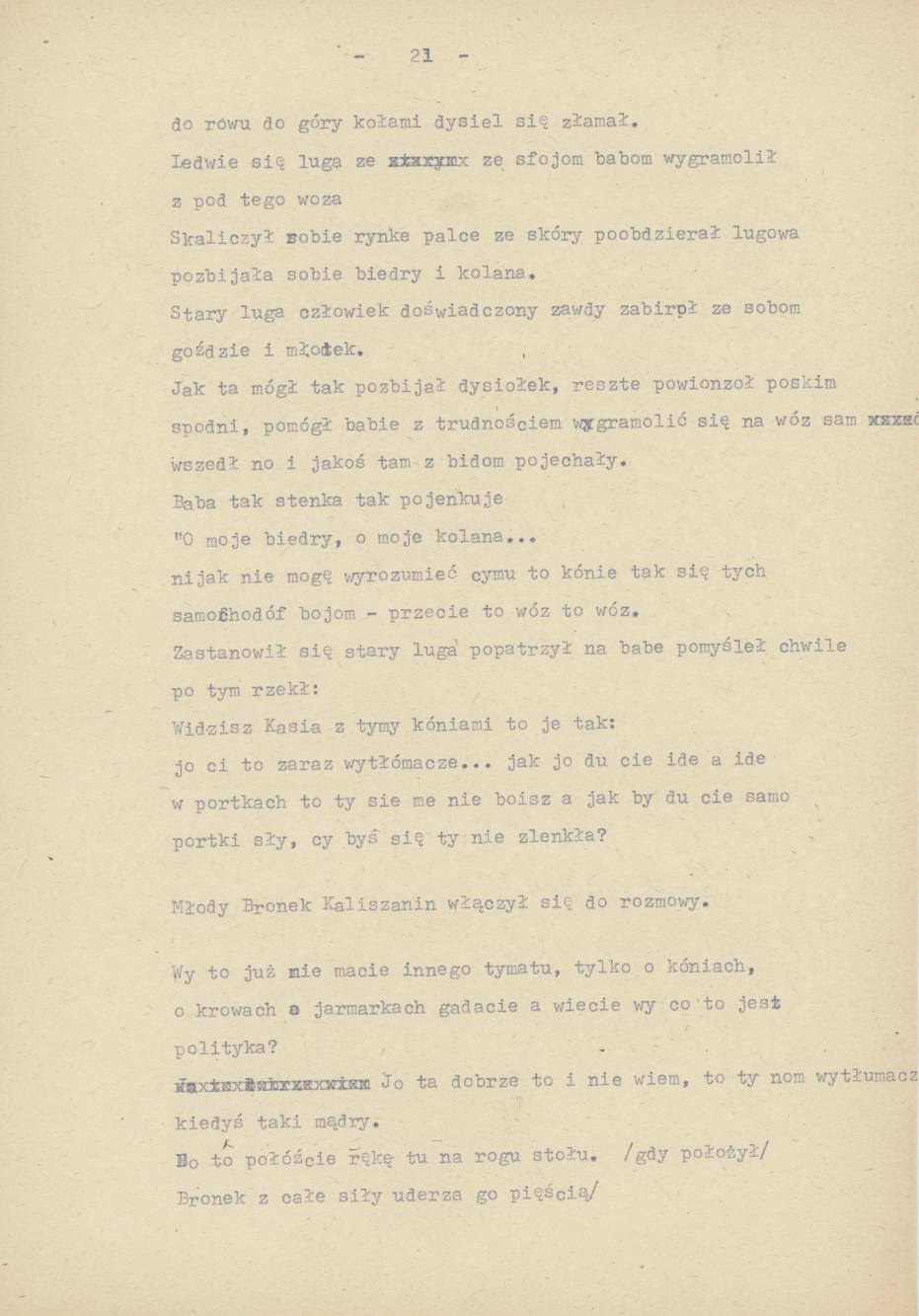 Śpiewy ludowe weselne na terenie miasta Kalisza i powiatu śpiewane dowcipy i przysłowia