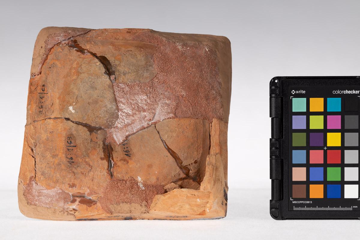 Kafel z rozetą kwiatową