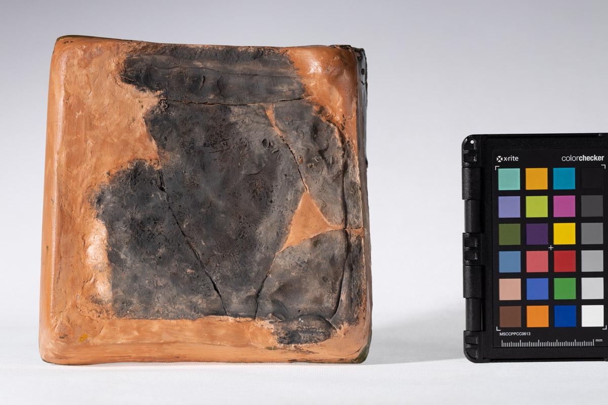 Kafel z rozetą kwiatową