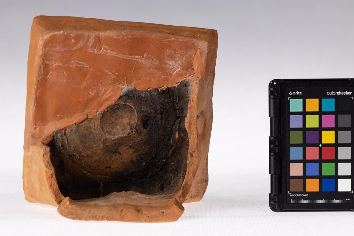 Kafel z rozetą kwiatową