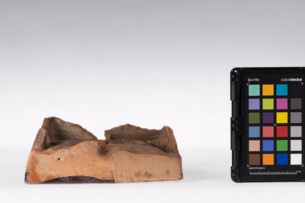 Kafel z motywem roślinnym