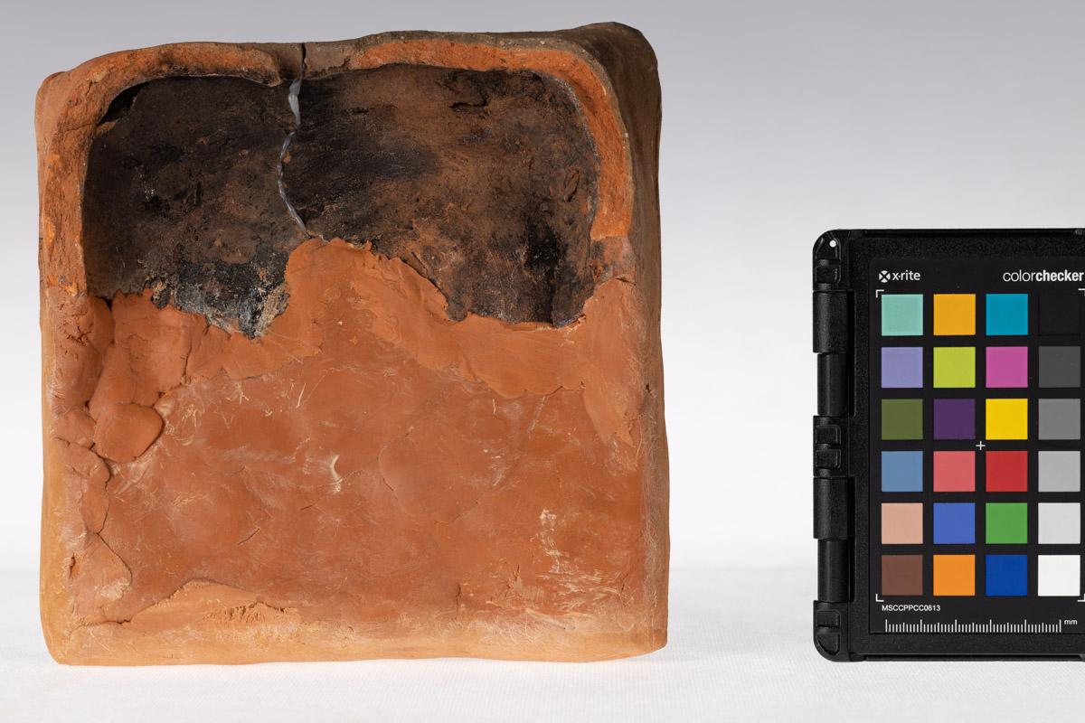 Kafel z rozetą kwiatową