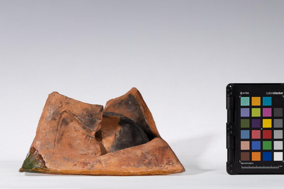 Kafel z rozetą kwiatową