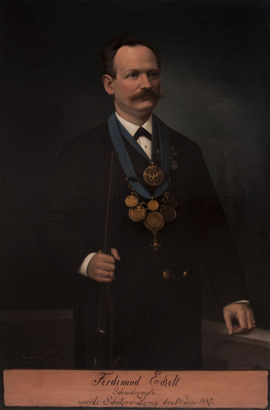 Portret króla kurkowego Ferdinanda Eckelta