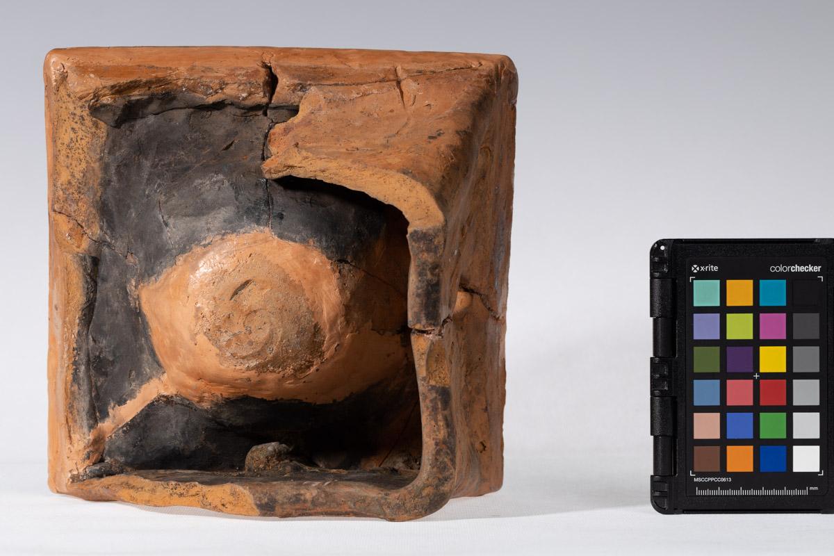 Kafel z rozetą kwiatową