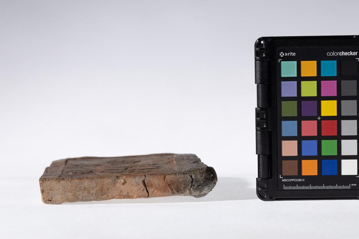 Płytka z wyobrażeniem konia, głowy ludzkiej i smoka