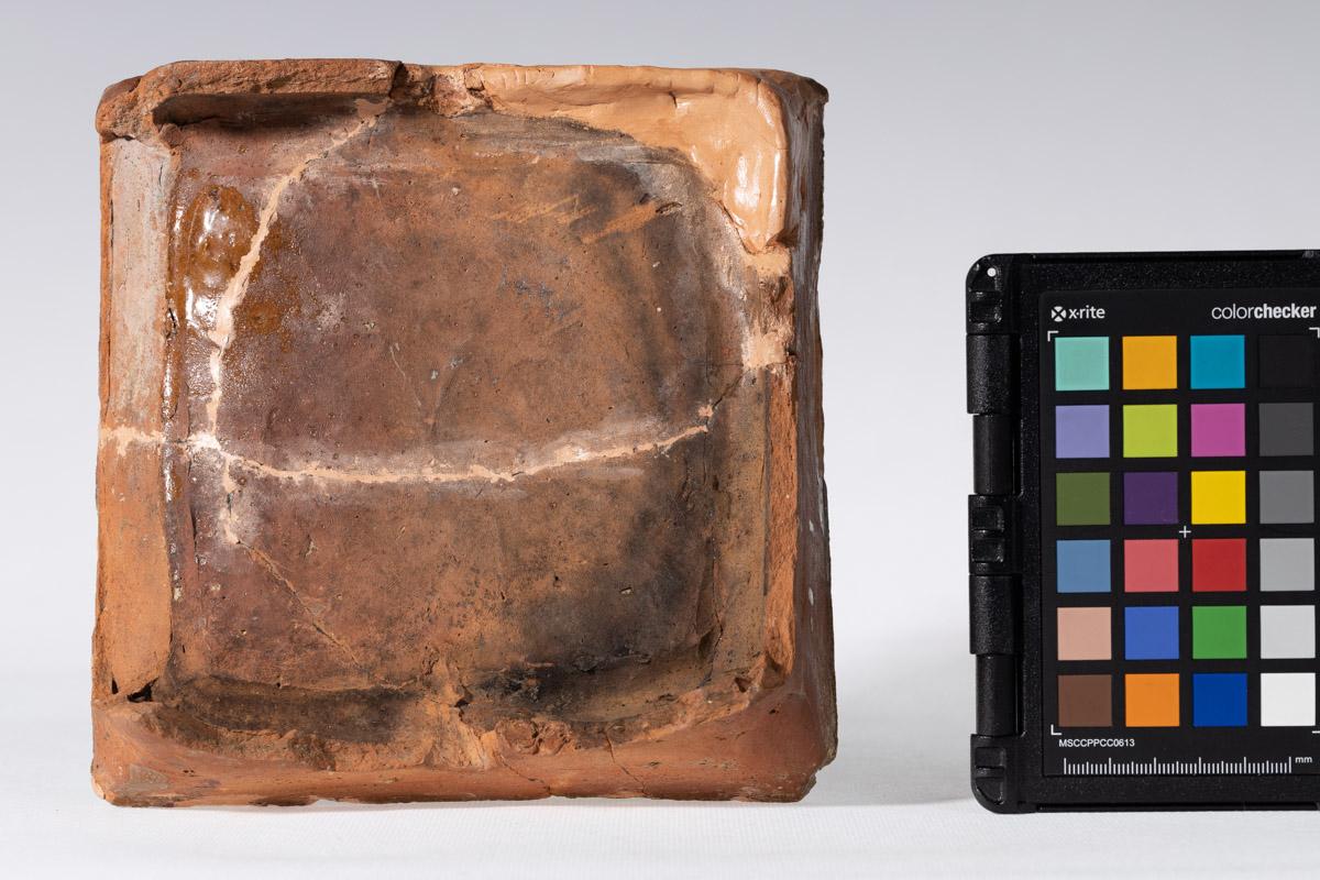 Kafel z rozetą kwiatową