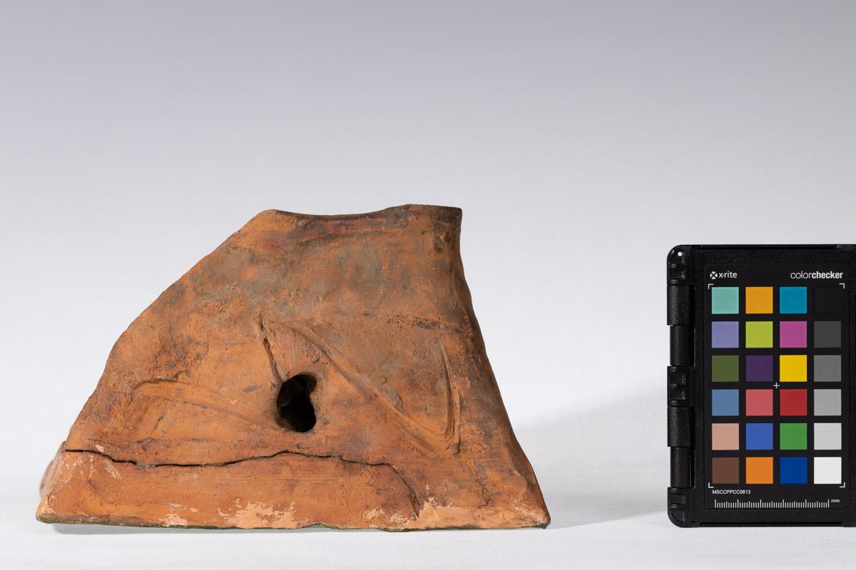 Kafel z rozetą kwiatową