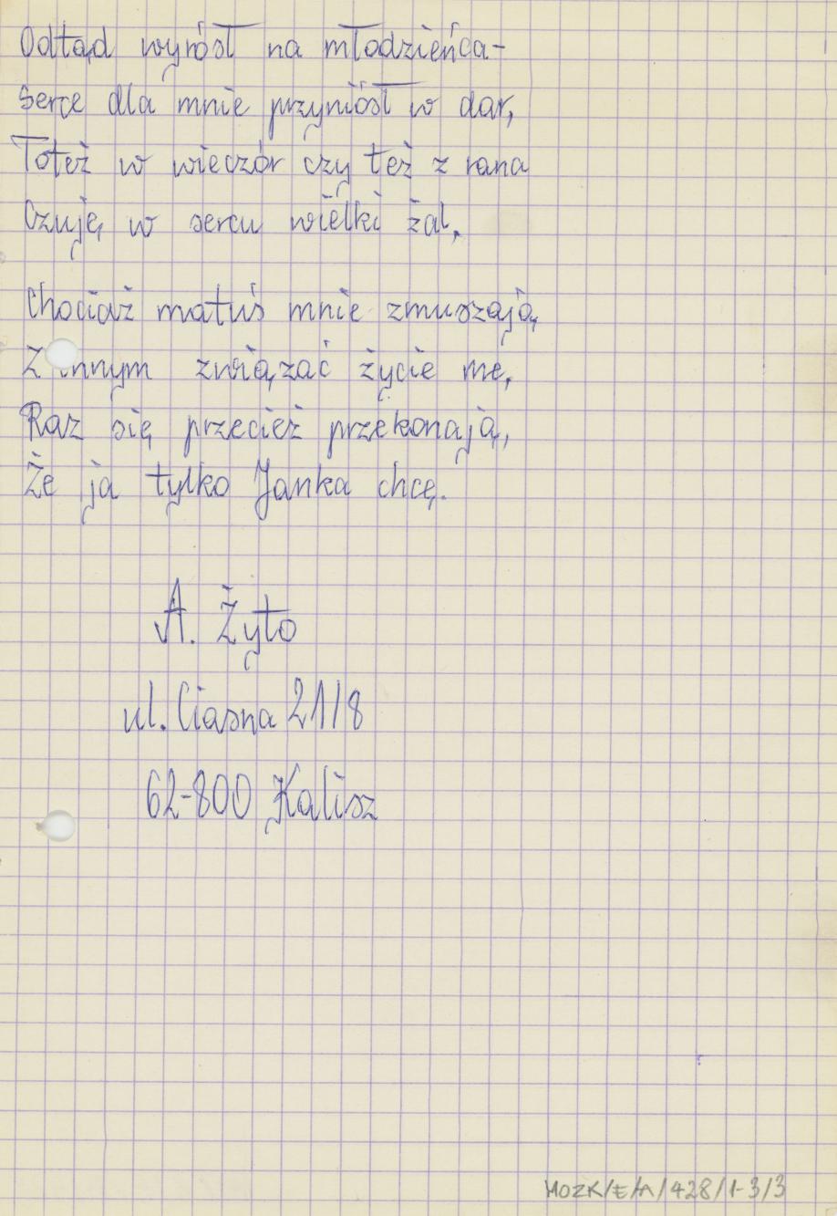 Kiedy Maryś buzi mi da