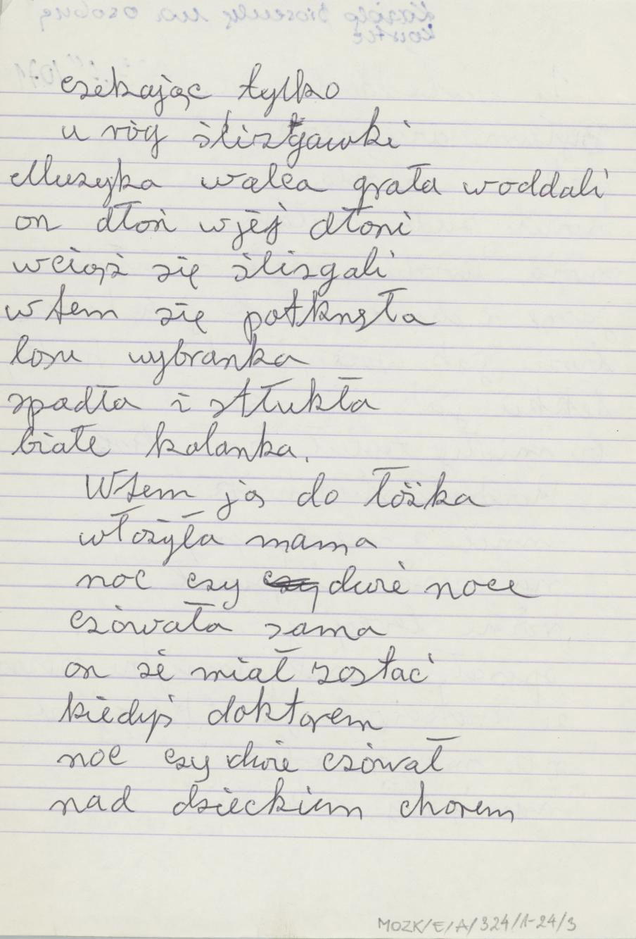 Zeszyt - Kaliskie przedwojenne piosenki, cz. I