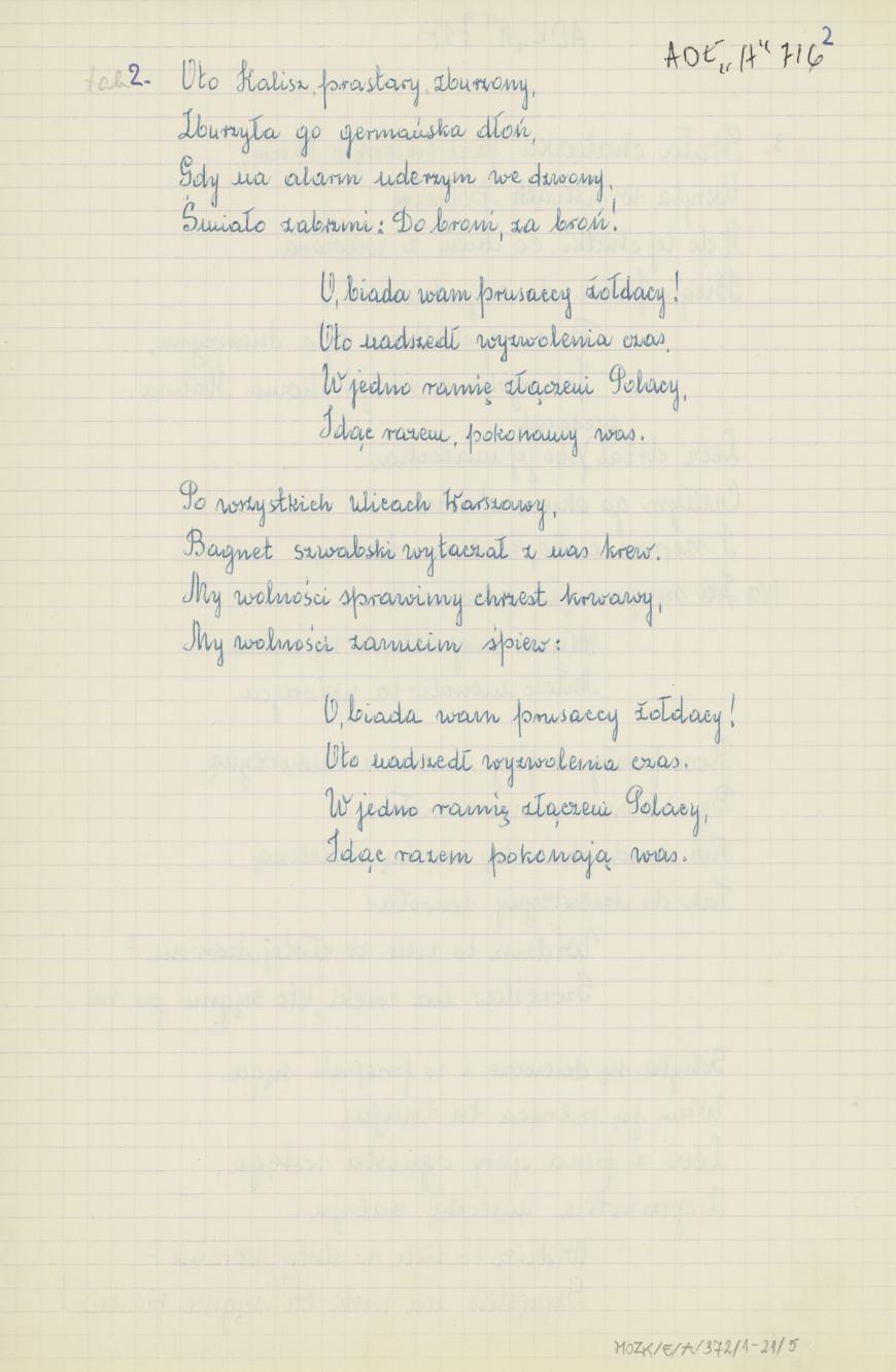 Zbiór piosenek, cz. 1