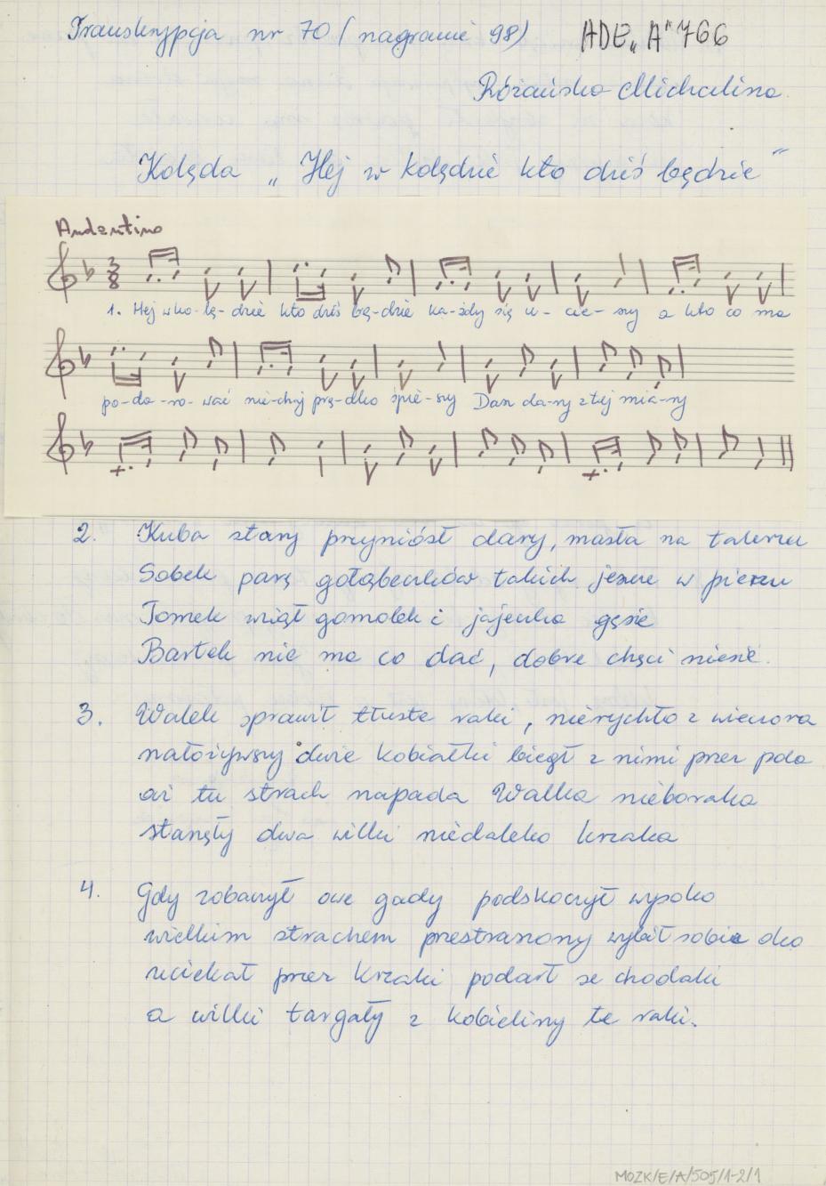 Hej w kolędzie kto dziś będzie