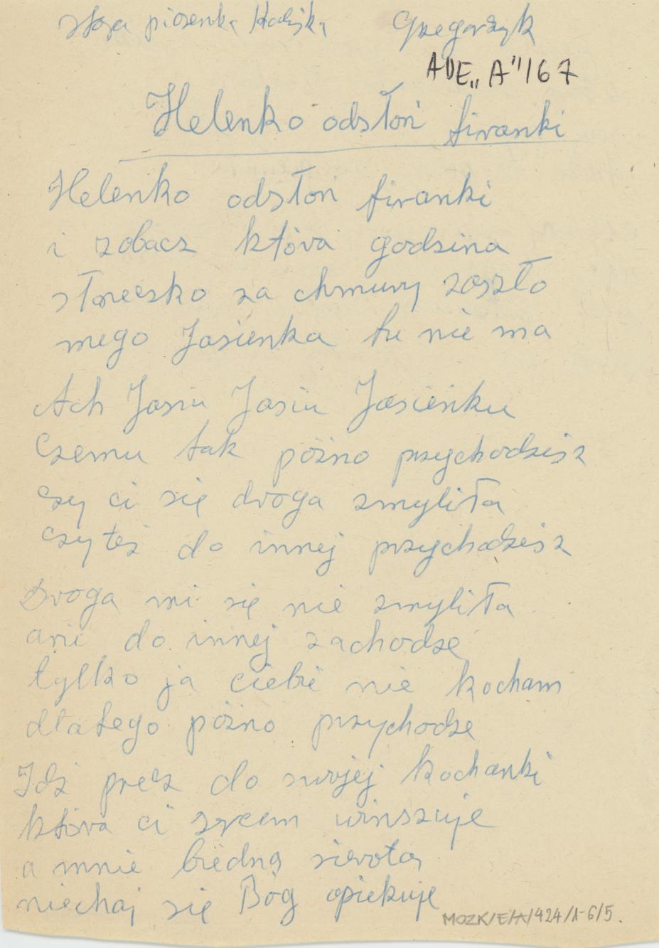 Helenko odsłoń firanki