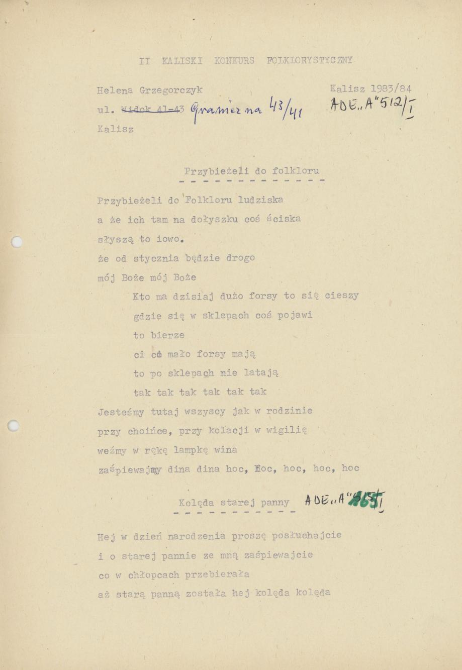 Przybieżeli do folkloru