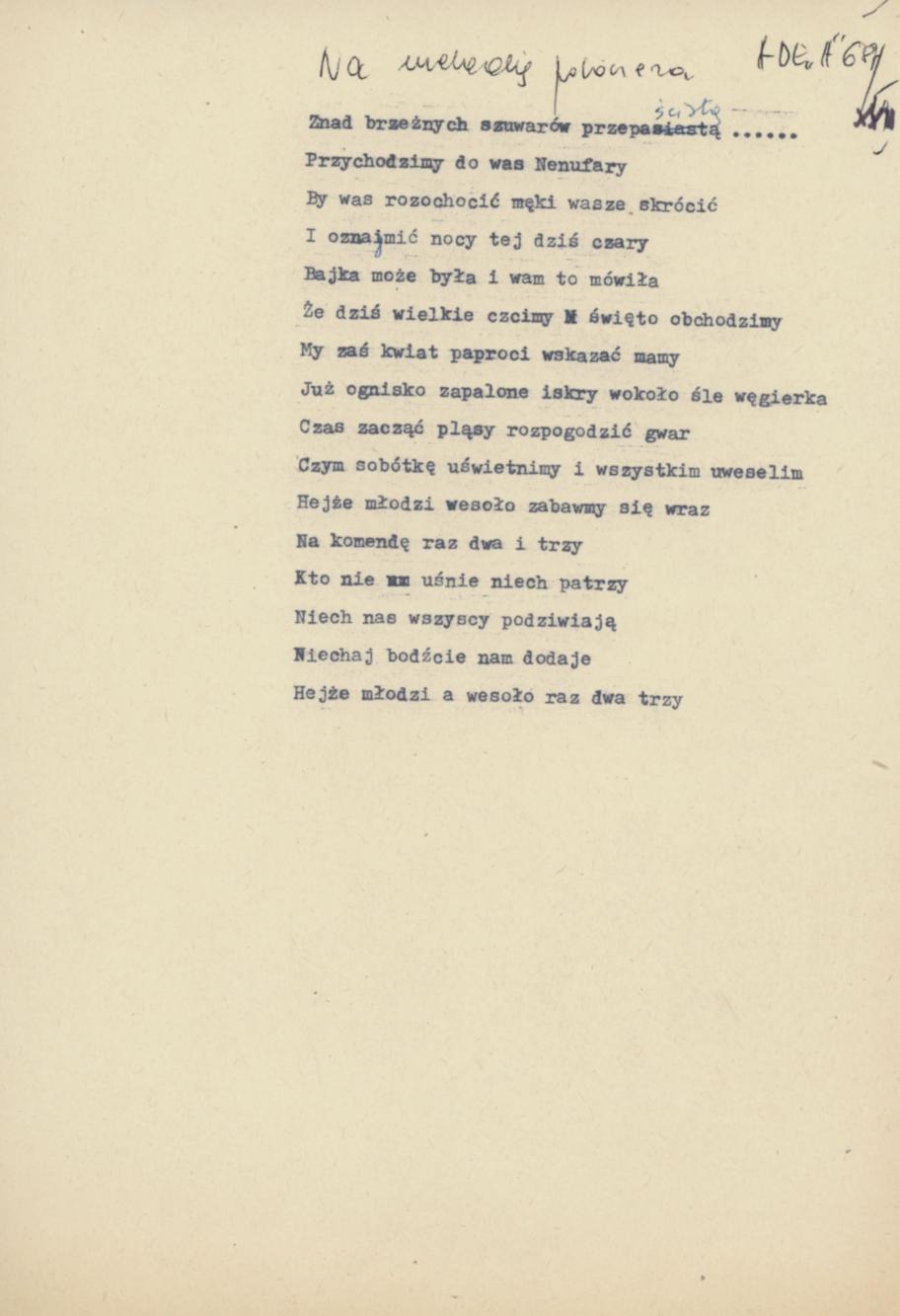 Znad brzeżnych szuwarów