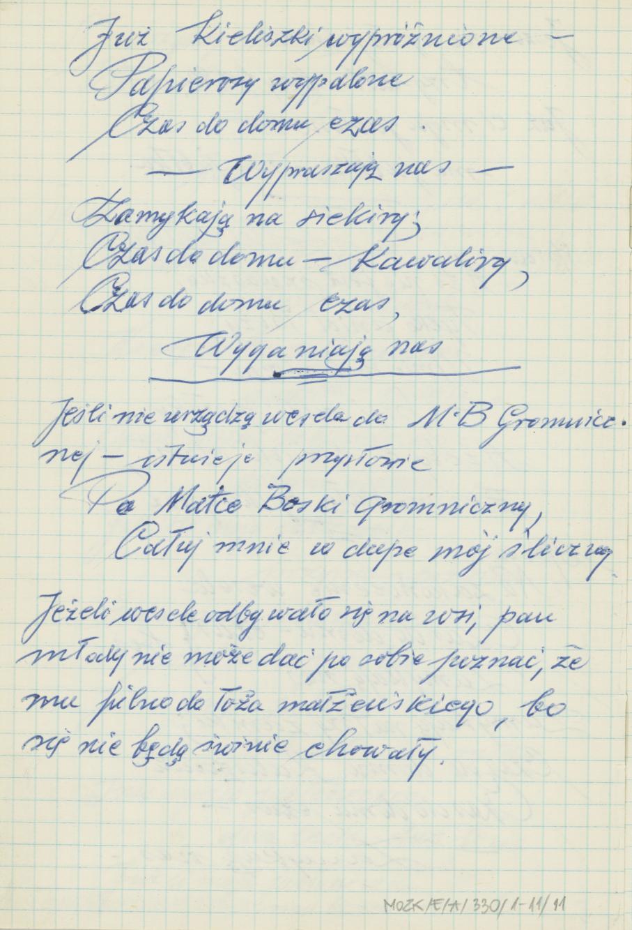 Przyśpiewki nieznanego autora