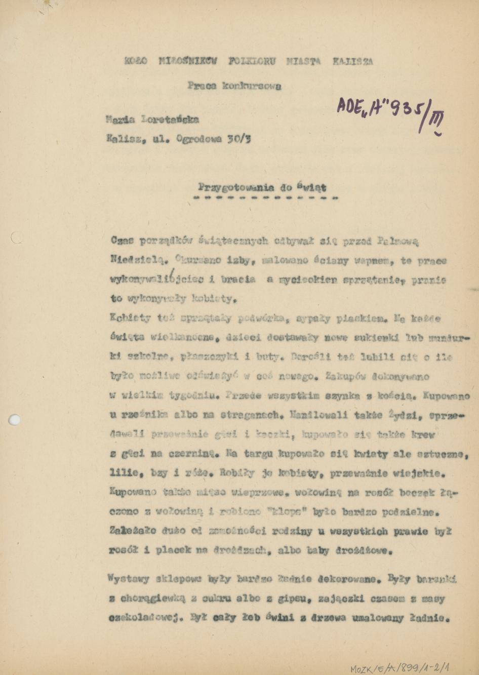 Przygotowania do Świąt