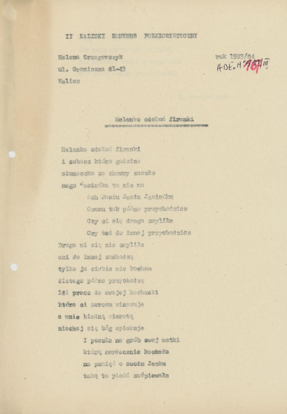 Helenko odsłoń firanki