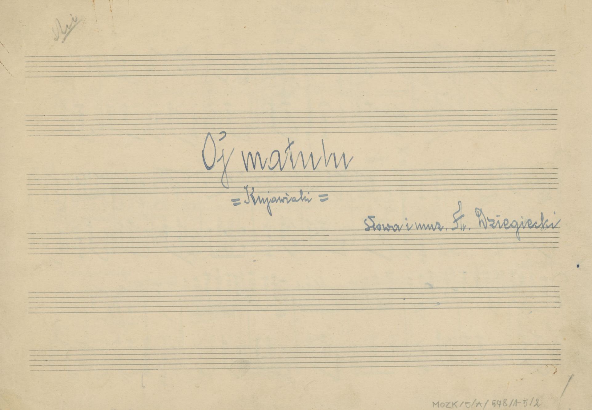 Oj matulu! - kujawiaki