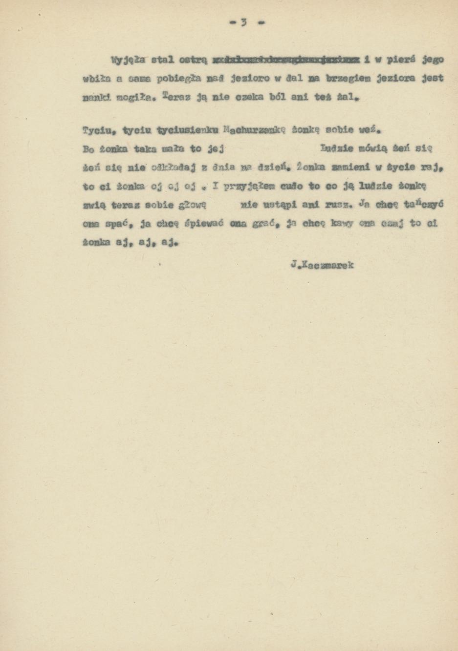 Dzisiaj Jasieńko pszeniczkę sieje