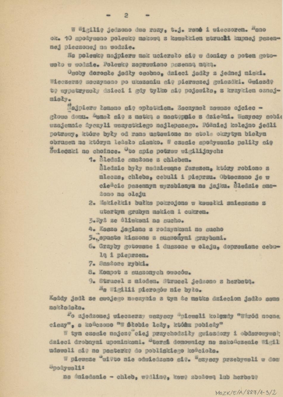 Od Wigilii Bożego Narodzenia do Nowego Roku