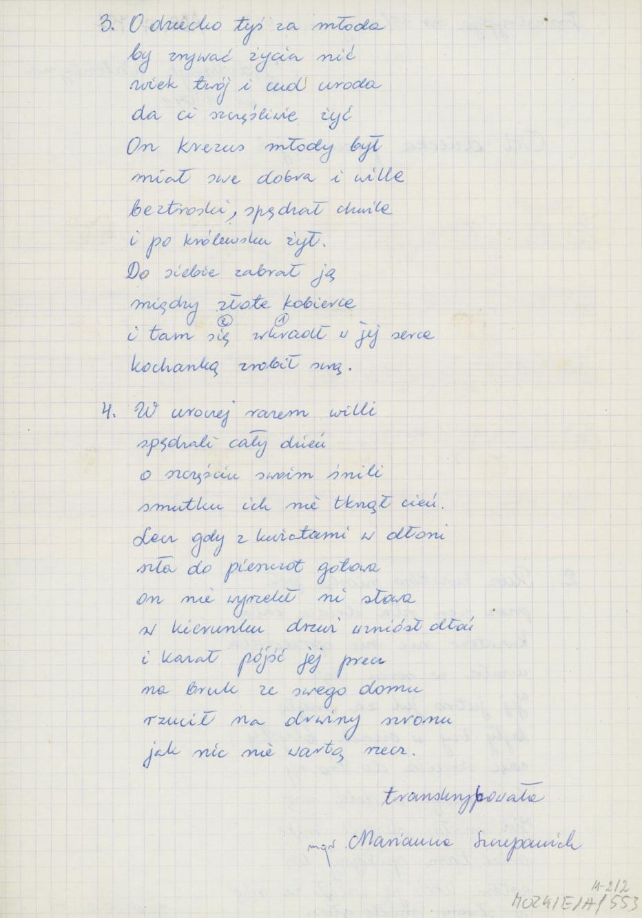 Od dziecka prawie już