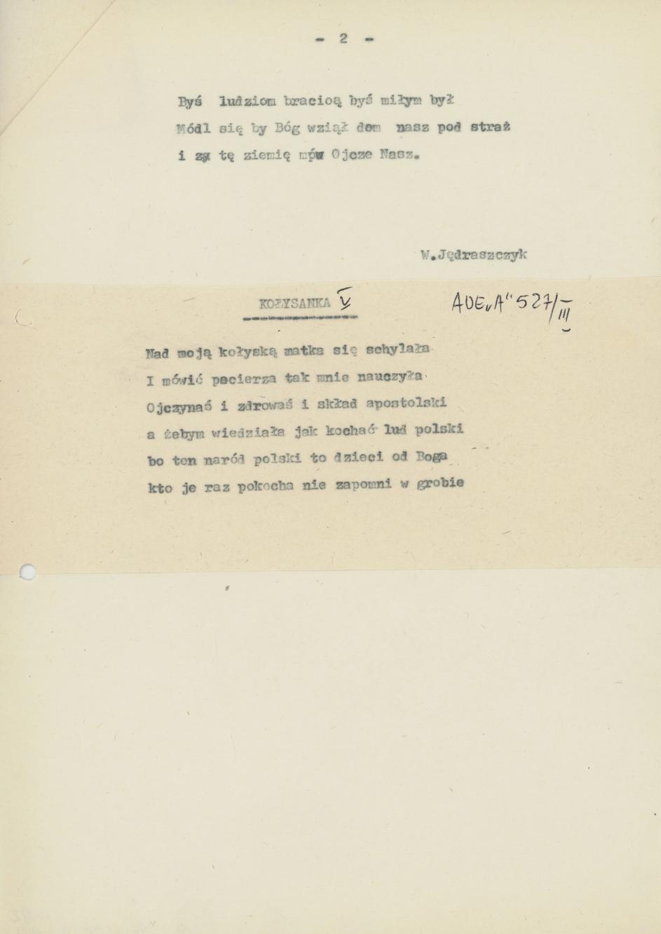 Zabawianie dzieci - kołysanki