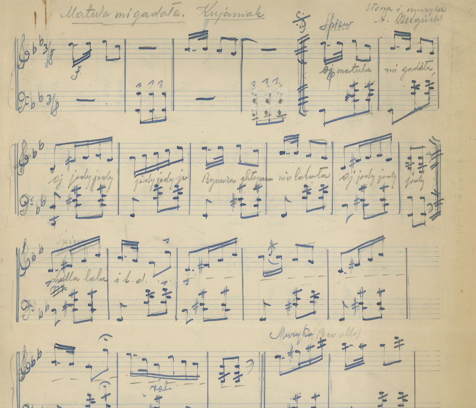Matula mi gadała - kujawiak