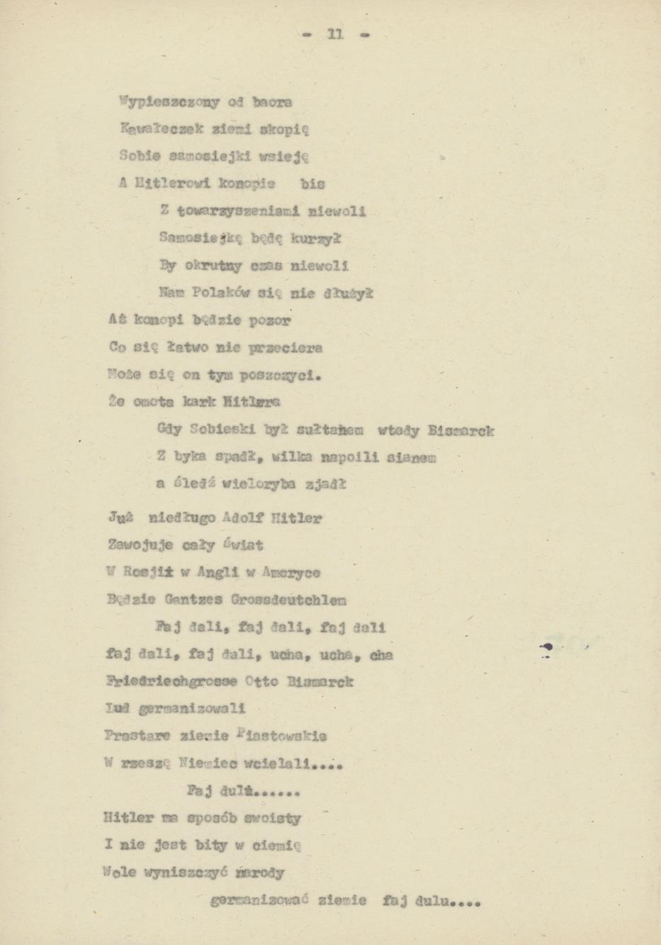 Okres okupacji hitlerowskiej