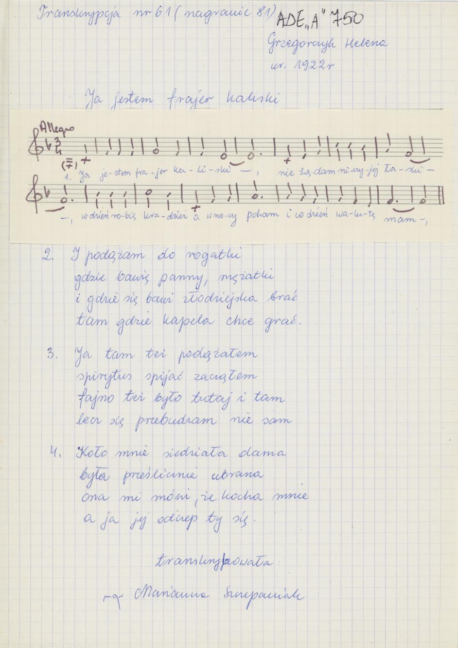 Ja jestem frajer kaliski